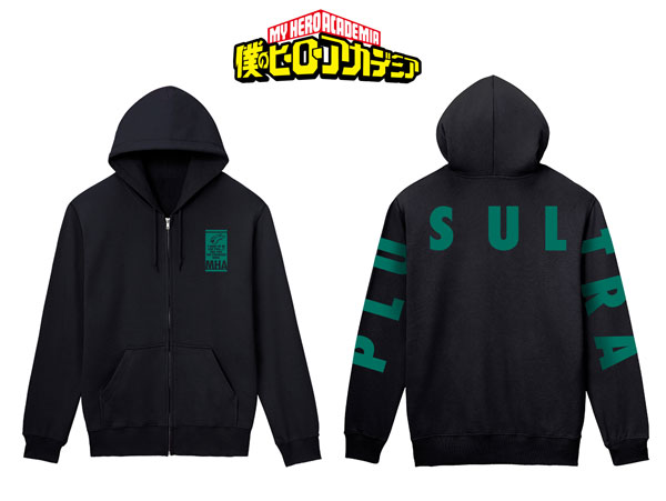 僕のヒーローアカデミア 緑谷出久 バックプリントジップパーカー メンズ M アルマビアンカ 在庫切れ