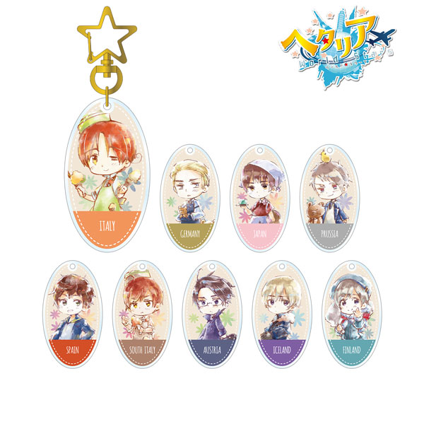 ヘタリア　Ani-art トレーディングアクリルキーホルダー　フランス ヘタリア Ani-art トレーディングアクリルキーホルダー フランス