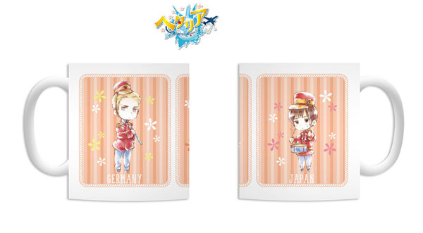 ヘタリア World★Stars イタリア＆ドイツ＆日本 Music band ver. デフォルメAni-Art マグカップ[アルマビアンカ]《在庫切れ》