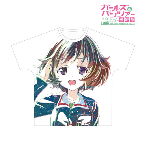 ガールズ＆パンツァー 最終章 秋山優花里 Ani-Art フルグラフィックTシャツ ユニセックス L[アルマビアンカ]《在庫切れ》