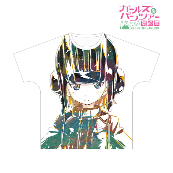 ガールズ＆パンツァー 最終章 カチューシャ Ani-Art フルグラフィックTシャツ ユニセックス L[アルマビアンカ]《在庫切れ》
