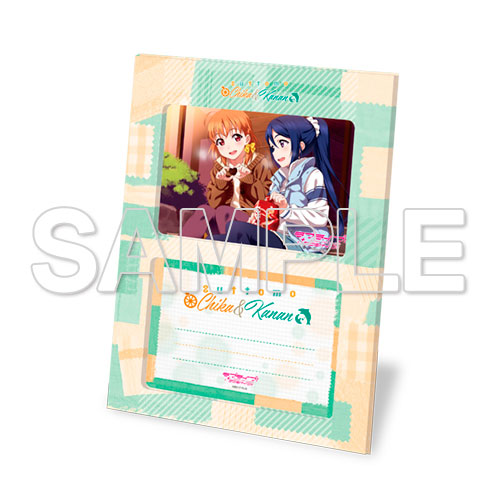 『ラブライブ！サンシャイン！！』なかよしフォトスタンド 千歌＆果南 ブロマイド付き[KADOKAWA]《在庫切れ》