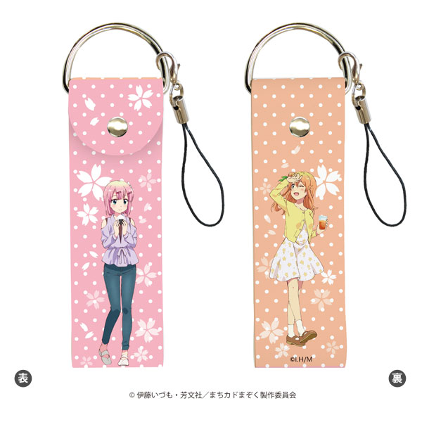 ビッグレザーストラップ「まちカドまぞく」02/千代田桃＆陽夏木ミカン