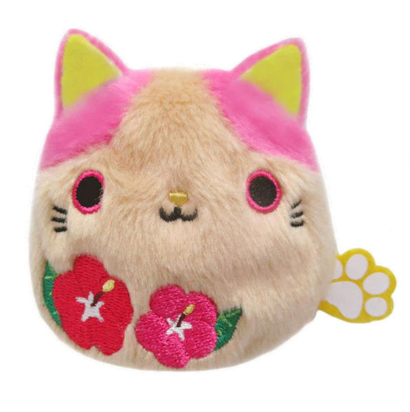 花 ねこだんご サーバルキャット ベンガル ひまわり ネモフィラ ハイビスカス 花ねこだんご ハイビスカス[三英貿易]《在庫切れ》