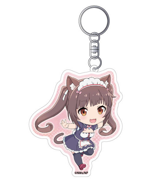 ネコぱら ねんどろいどぷらす デカアクリルキーホルダー ショコラ 
