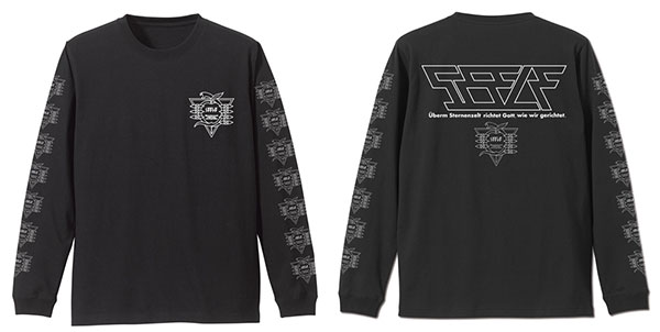 EVANGELION ゼーレ 袖リブロングスリーブTシャツ/BLACK-S[コスパ]