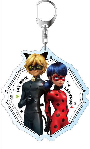 ミラキュラス レディバグ＆シャノワール デカキーホルダー B[コンテンツシード]《在庫切れ》
