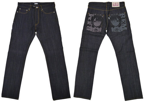 GEE！限定 Re：ゼロから始める異世界生活 レム＆ラム ジーンズ/30INCH[コスパ]【送料無料】《在庫切れ》