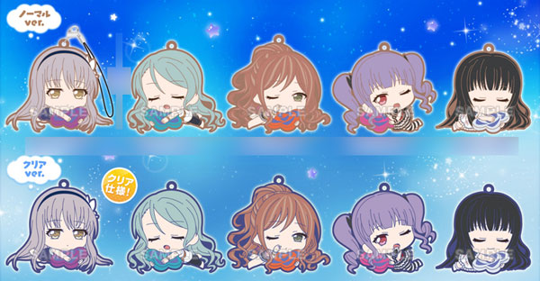 バンドリ！ ガールズバンドパーティ！すやりんラバーストラップ Roselia 10個入りBOX[ブシロードクリエイティブ]《在庫切れ》