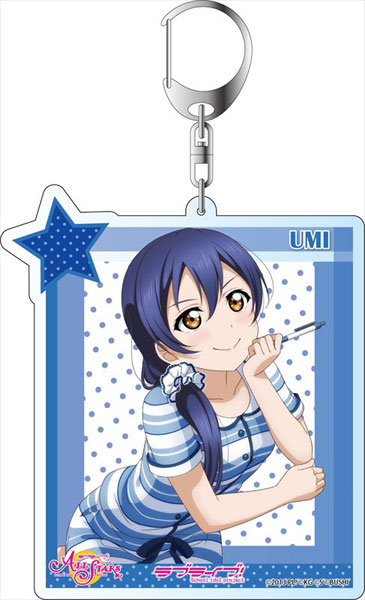 ラブライブ　園田海未　シートキーホルダー ラブライブ！ 園田海未 gigoカフェ アクリルキーホルダー - メルカリ
