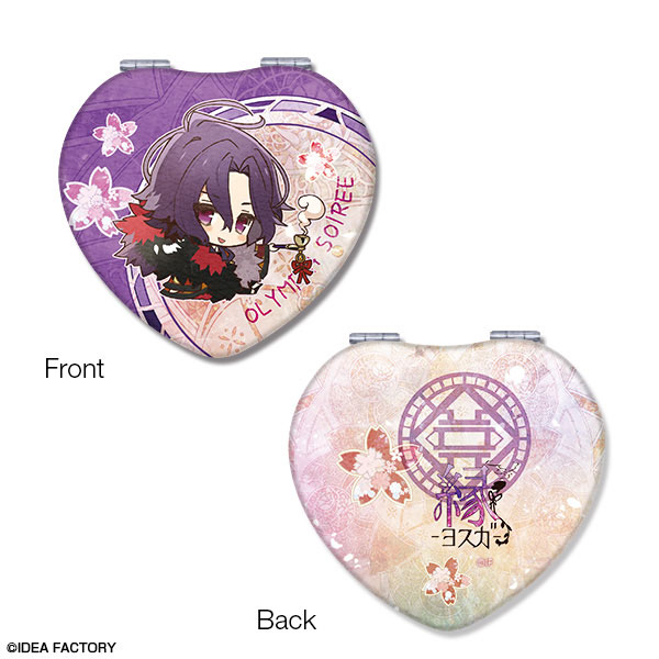 オランピアソワレ ハート型コンパクトミラー デザイン06(縁)[ライセンスエージェント]《在庫切れ》