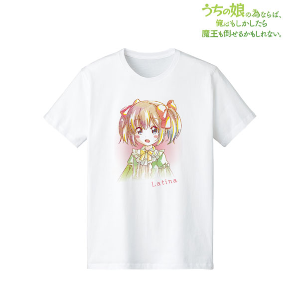 うちの娘の為ならば 俺はもしかしたら魔王も倒せるかもしれない ラティナ Ani Art Tシャツ レディース M アルマビアンカ 在庫切れ