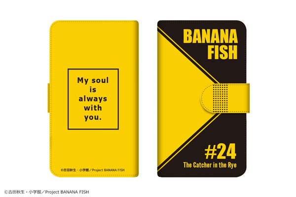 BANANA FISH ダイアリースマホケース for マルチサイズ[L] 02 Dear ASH(イエロータイトルver.)-amiami ...