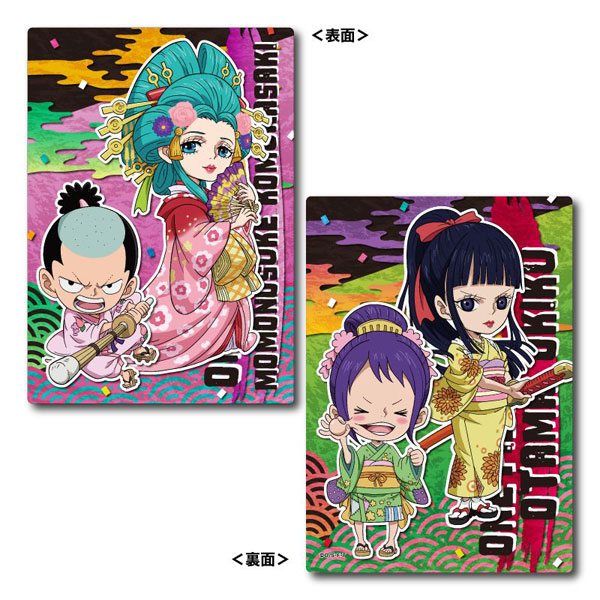 ONE PIECE B5サイズ下じき ワノ国 Ver. D：モモの助＆小紫/お玉＆お菊