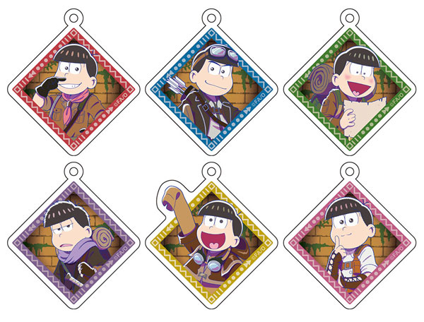 TVアニメ「おそ松さん」 アクリルキーホルダーコレクション[トレジャーハンターver.] 6個入りBOX[メディコス・エンタテインメント]《在庫切れ》