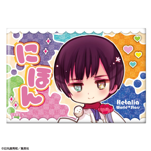 ヘタリア World☆Stars ホログラム缶バッジ デザイン03(日本