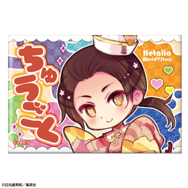 ヘタリア イギリス 缶バッジ ホログラム ヘタリア World☆Stars