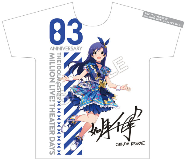 定期入れの アイドルマスター ミリオンライブ！ フルカラーTシャツ 如月千早 THE IDOLM@STER