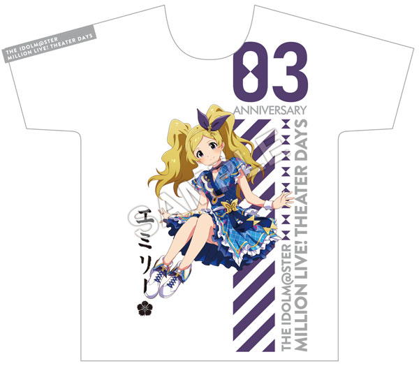 アイドルマスター ミリオンライブ！ フルカラーTシャツ エミリー