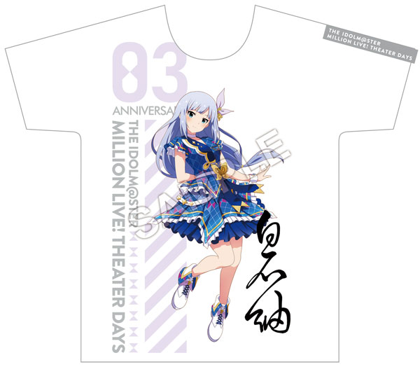 アイドルマスター ミリオンライブ！ フルカラーTシャツ 白石紬 インフィニット・スカイver.