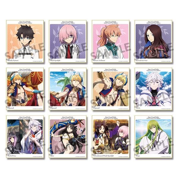 Fate/Grand Order -絶対魔獣戦線バビロニア- トレーディングミニ色紙 vol.1　12個入りBOX[ホビーストック]《在庫切れ》
