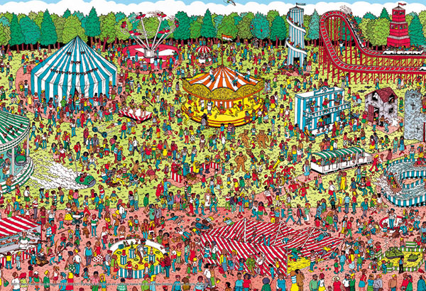 ジグソーパズル Where’s Wally？ 休日の遊園地 1000マイクロピース (M81-726)[ビバリー]《在庫切れ》