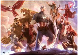 ジグソーパズル Avengers Team Cap 1000ピース (RPG1000-633)[テンヨー