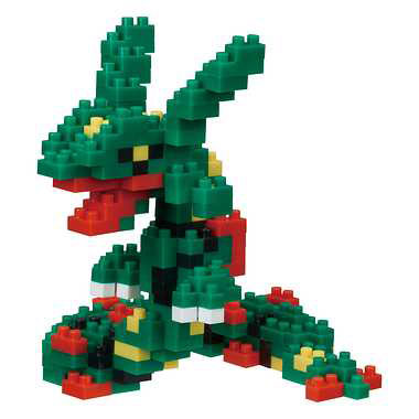 【中古】nanoblock(ナノブロック) NBPM_064 ポケットモンスター レックウザ[カワダ]