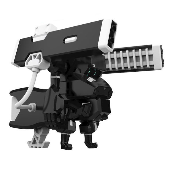 チョイプラ 7式Vシリーズ第二弾 陸上自衛隊07式戦車なっちん レールガン シャドーブラック プラモデル