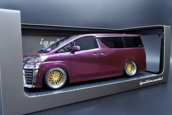 1/18 Toyota Vellfire (30) ZG Purple Metallic[イグニッションモデル]【送料無料】《在庫切れ》