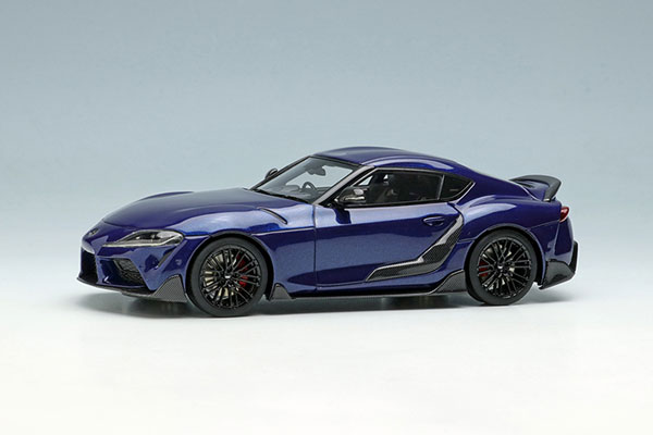 定番の中古商品 1/43 トヨタGRスープラ2019 TRD パッケージ ディープブルー ミニカー