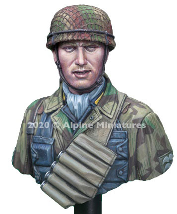 1/16 WWII 独 ドイツ第6降下猟兵連隊 降下猟兵胸像[アルパイン]《在庫切れ》