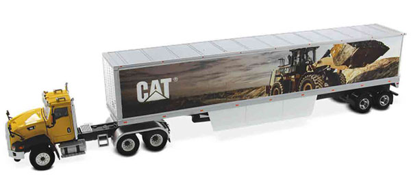 1/50 Cat CT660 トレーラーヘッド パネルトレーラー付き[Diecast