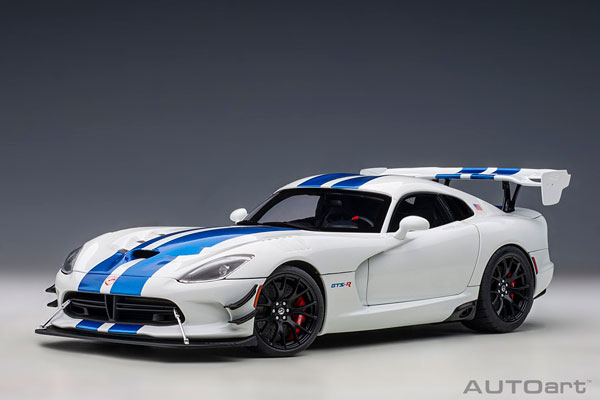1/18 オートアート ダッジ バイパー GTS-R フルディティール ミニカー 1/18 ダッジ バイパー GTS-R コメモラティブ エディション ACR (パール