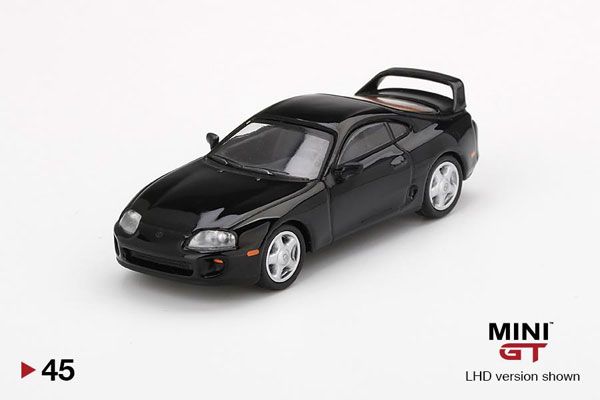 1/64 Toyota スープラ(JZA80) ブラック(左ハンドル)[MINI GT