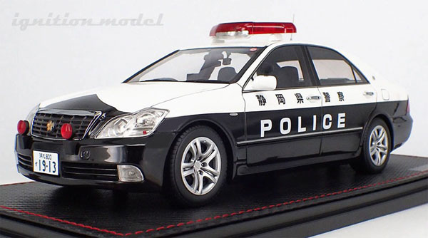 1/18 Toyota Crown (GRS180) 静岡県警交通機動隊55号[イグニッションモデル]【送料無料】《在庫切れ》