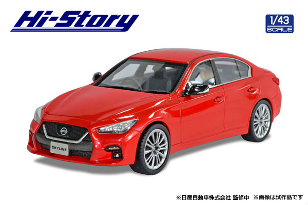 1/43 NISSAN SKYLINE 400R (2019) カーマインレッド[ハイストーリー]《在庫切れ》