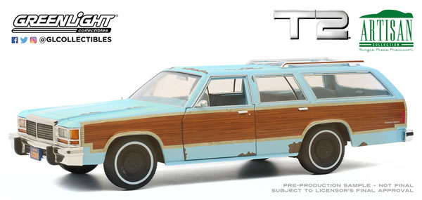 1/18 Artisan Collection - Terminator 2： Judgment Day (1991) - 1980 Ford LTD Country Squire[グリーンライト]《在庫切れ》