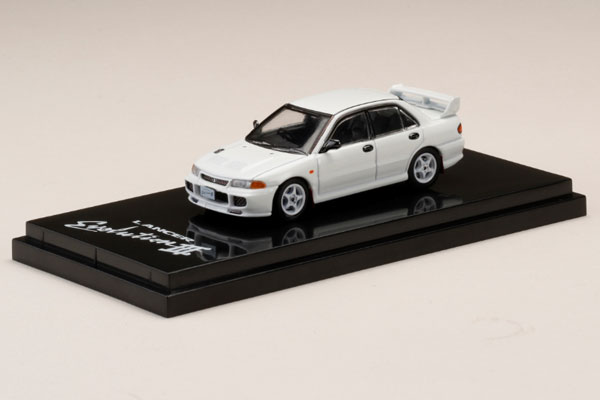 1/64 三菱ランサー RS Evolution III (CE9A) カスタムバージョン スコーティアホワイト[ホビージャパン]《発売済・在庫品》