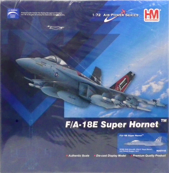 F/A-18E スーパーホーネット 1/72 ロイヤルメイセス　ホビーマスター 1/72 F/A-18E スーパーホーネット“VFA-27 ロイヤルメイセス CAG