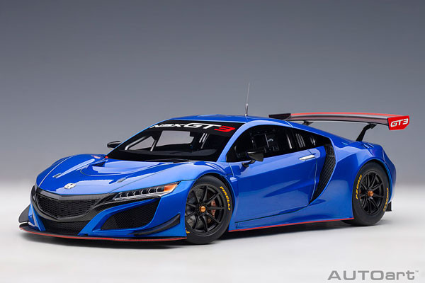 1/18 ホンダ NSX GT3 2018 (ハイパー・ブルー)[オートアート]《在庫切れ》