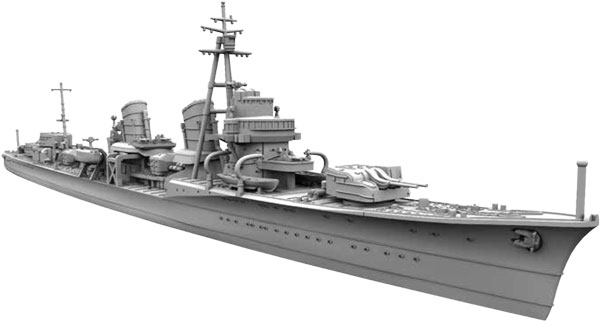 1/700 艦艇模型シリーズ 特型駆逐艦II型敷波 プラモデル[ヤマシタホビー]《在庫切れ》
