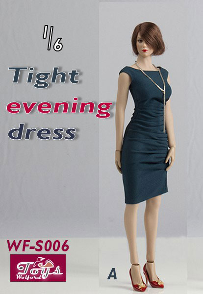 1/6 セクシー タイトイブニングドレス セット A (ドール用)[ウォルフォードトイズ]《在庫切れ》