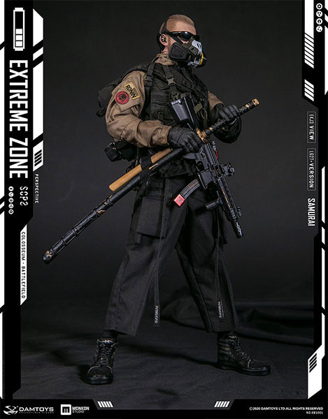 DAMTOYS EBS001 エクストリームゾーン サムライ 崎藤クレイグ 1/6 コレクティブルフィギュア エクストリームゾーン サムライ 崎藤