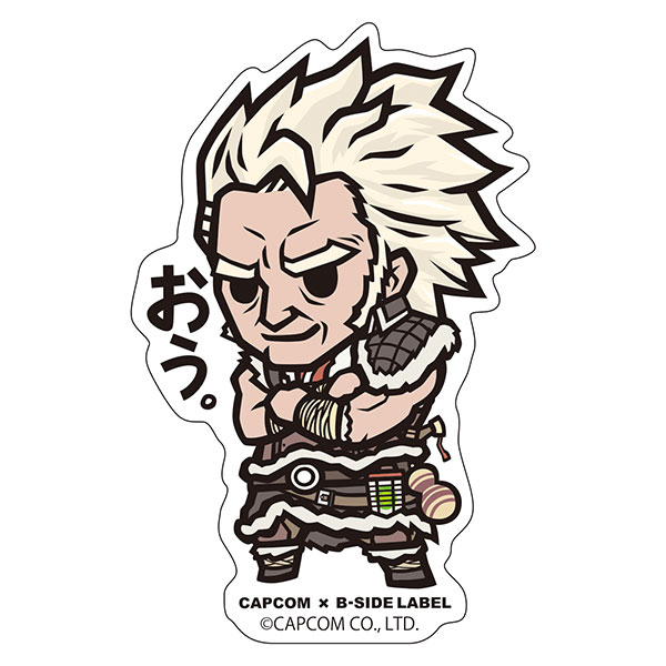 CAPCOM×B-SIDE LABELステッカー モンスターハンター おう