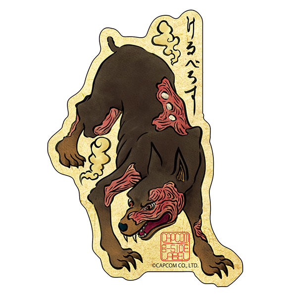 CAPCOM×B-SIDE LABELステッカー バイオハザード ケルベロス(和風