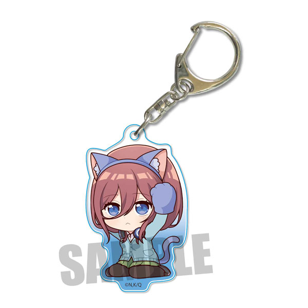 ねこかぶりアクリルキーホルダー 五等分の花嫁 中野三玖[ベルハウス