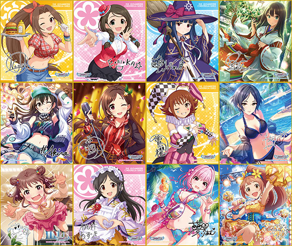 アイドルマスター シンデレラガールズ ミニ色紙コレクション 12個入り