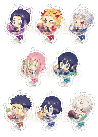 鬼滅の刃 ちゃぽんっ！アクリルストラップコレクション Vol.2 8個入り