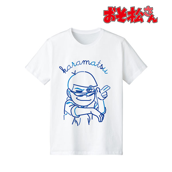 おそ松さん カラ松 ラインアート Tシャツ メンズ L[アルマビアンカ]《在庫切れ》